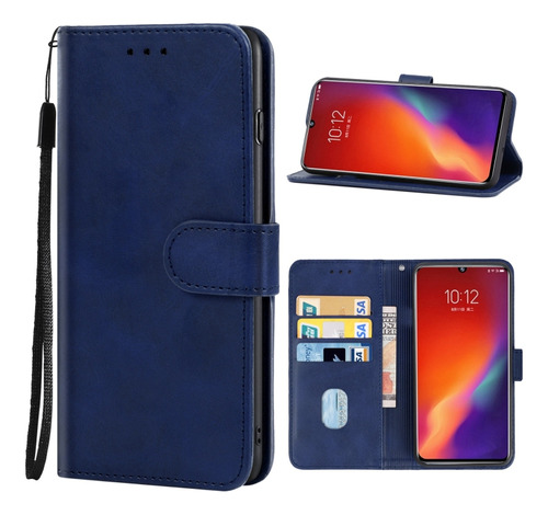 Funda De Teléfono Pu Para Lenovo Z6