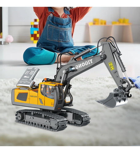 Z Juguete De Construcción Con Excavadora A Control Remoto,