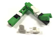 Comprar 100 Unidades + 2 Gabaritos Fast Conector Reutilizável Ftth Sc\u002Fapc Verde D-01 Nfe