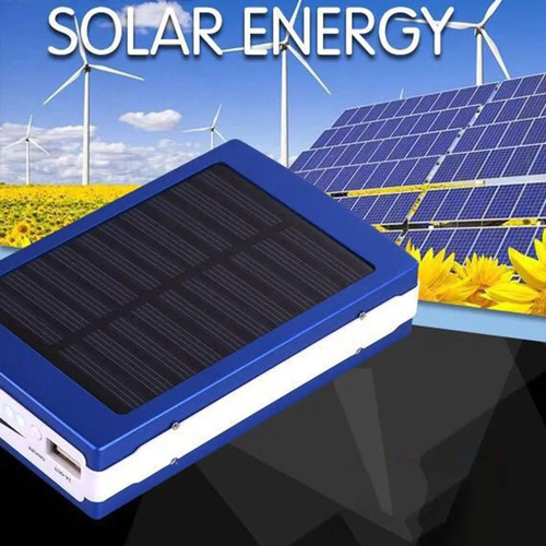 Cargador Solar De 20.000 Mah, Impermeable Portatil