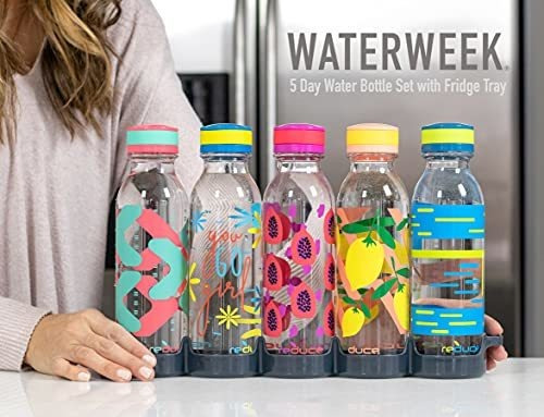 Reduce Waterweek Juego De Botellas De Agua Reutilizables, 20