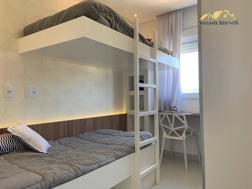 Imagem 3 de 30 de Apartamento Com 2 Dormitórios À Venda, 50 M² Com Suíte E Varanda Grill - Ponte Grande - Guarulhos/sp - Ap0127