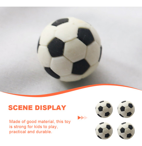 4 Peças De Bola De Futebol Em Miniatura Decoram Bolas De Fut