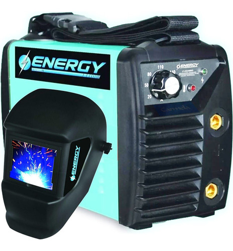 Soldadora Inverter 200a Energy Electro + Careta Fotosensible