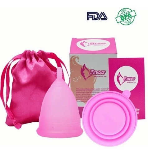 Copa Menstrual+vaso Esterilizador, Talla / S/ L Certificadas