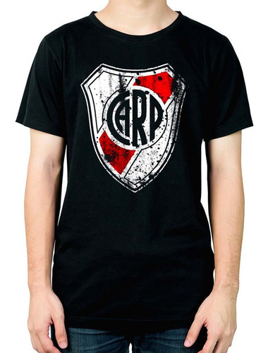 Remera River Plate Escudo  160 Dtg Minos