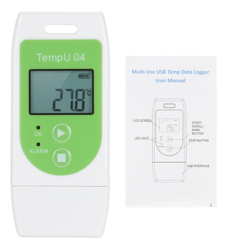 Registrador De Temperatura Reutilizable 32k Capac.