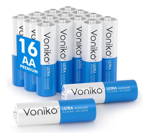 Voniko - Bateras Aa De Alta Calidad -paquete De 16 Unidades