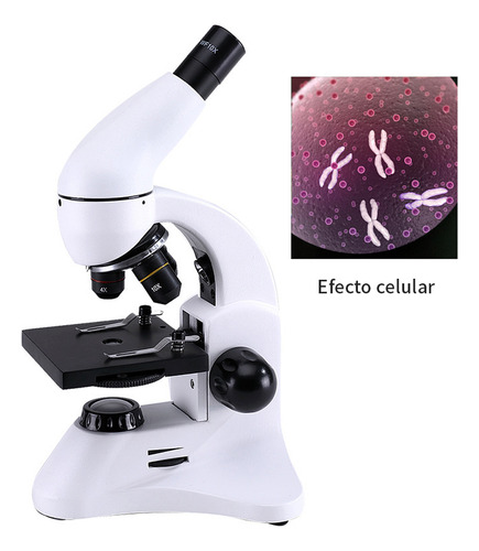 Microscopio Monocular2000x Profesional Óptico Con Accesorios