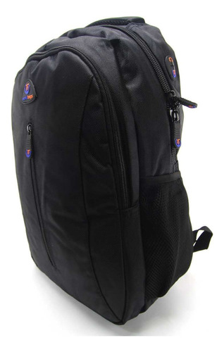 Mochila Para Notebook World Bags Costas Preto B-501a