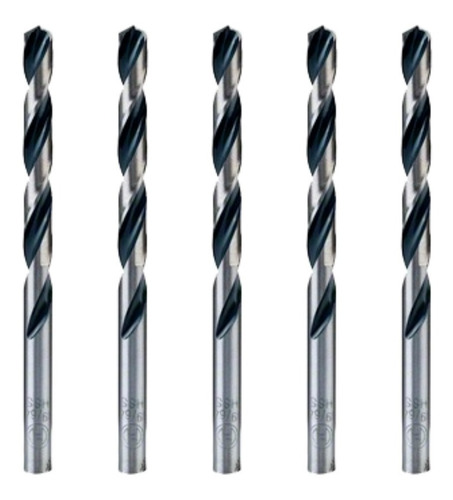 5 Brocas Hss Pointteq Para Metal 7/16´´ Bosch 2608577340