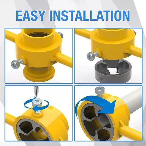 Herramienta De Pvc Kit De Matrices Depara Hacer Roscas
