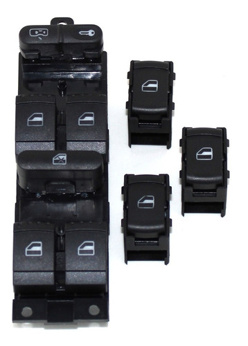 Kit Switch Control Ventanillas Cristales Electricos Jetta