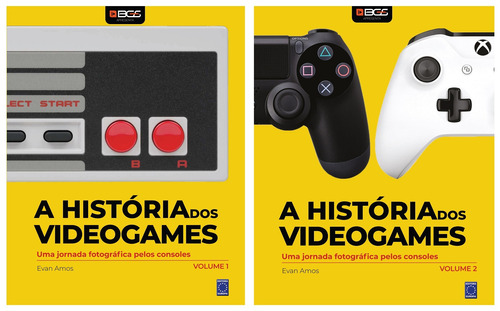 Coleção A História dos Videogames (2 volumes), de Amos, Evan. Editora Europa Ltda., capa mole em português, 2020