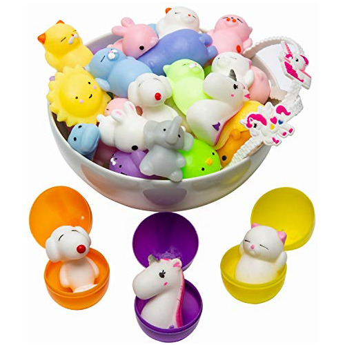 Mochi Squishy Toys Animal Squishies 3 Surprise Eggs Min...