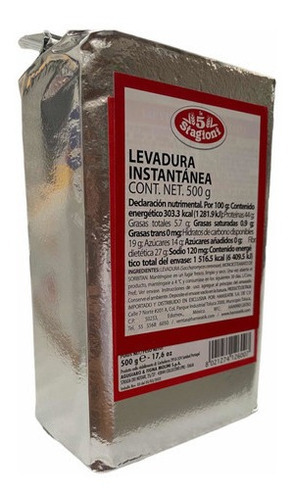 Levadura Instantanea, Le 5 Stagioni, Levadura Seca, 500g