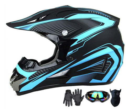 Casco De Motocross, Casco De Cara Completa Para Adultos Y Jo