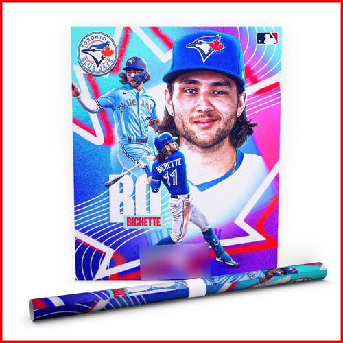 Poster Béisbol Mlb Toronto Blue Jays - Bo Bichette - 48x60cm