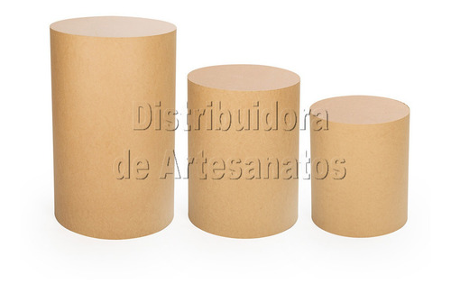 Imagem 2 de 5 de Trio Mesa Cilindro Decoração Festa Slim Promoção 80cm