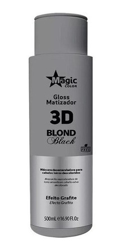 Magic Color Gloss 3d Blond Black Matizador 500ml