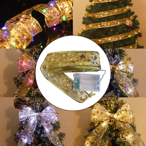 Cinta De Luz Led De Navidad, Cinta De Luz Para Árbol De 10m
