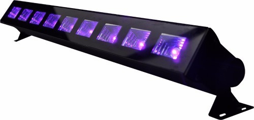 Luz Led Uv Negra Para Fiestas Fluor Ultravioleta Barra 9x3w