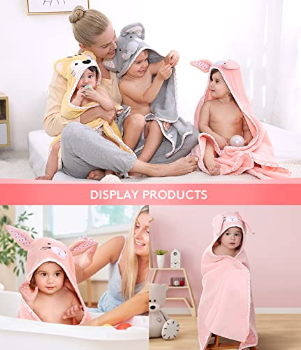 Toalla Con Capucha Tbezy Para Niños 100% Algodón Ultra Suave