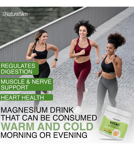 Natural Slim Magnesium Citrate 8 Oz. Entrega Inmediata