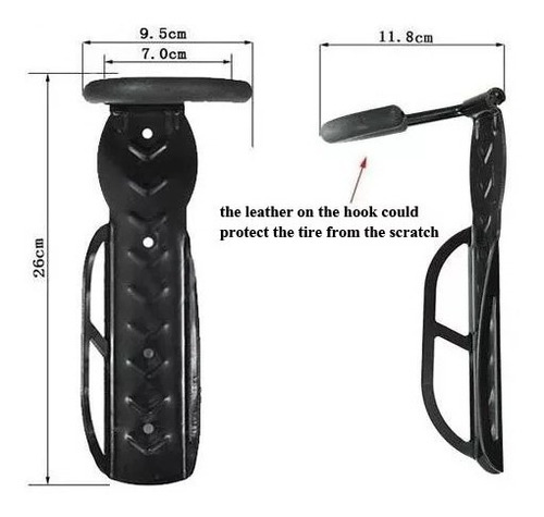 Soporte Gancho Porta Bicicleta Pared Colgador