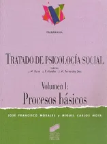 Comprar Libro Tratado De Psicología Social Vol I Procesos Básicos De