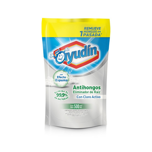 Imagen 1 de 1 de Limpiador Ayudín Antihongos Eliminador de Raíz repuesto 500ml