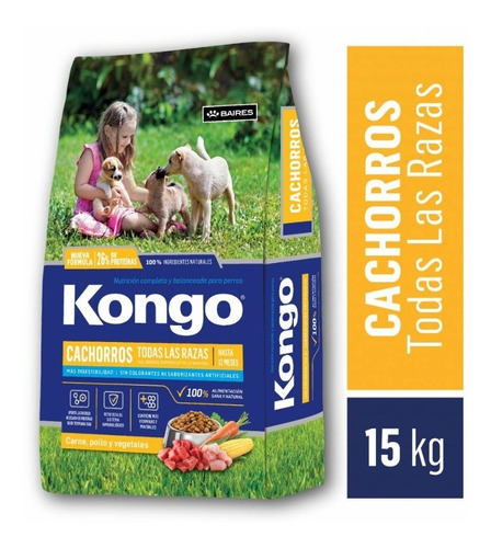 Kongo Tradicional Cachorro X 15 Kgs - Envios A Todo El Pais