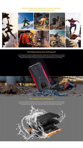 Armor 8 Pro - Telefono Resistente Agricola Construcción