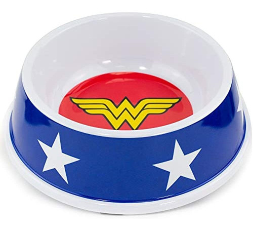 Una Sola Mascota Bol De Melamina  75 16oz  Wonder Woman Icon