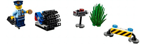 Lego City Polybag Retén De Policía