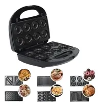 Comprar Sandwichera 6 En 1 Placas Intercambiables 750w Wafles Donas
