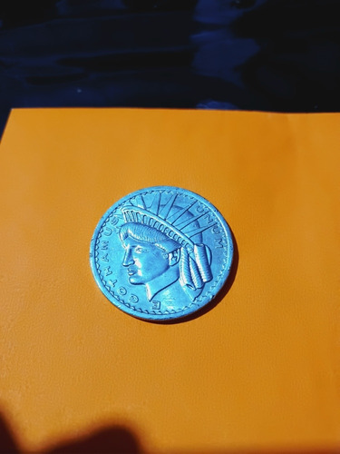 Moneda De Aluminio De E Gothamus Unum (Usado)
