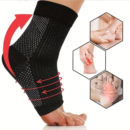 2 Pares De Calcetines De Compresión Para Soporte De Tobillo