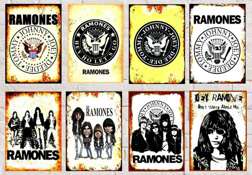 Cuadros De Chapa - Ramones - Punk Rock - Vintage Retro