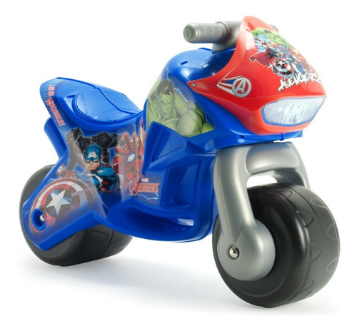 Montable Moto Corre Pasillos Twin Avengers Injusa Color Azul marino