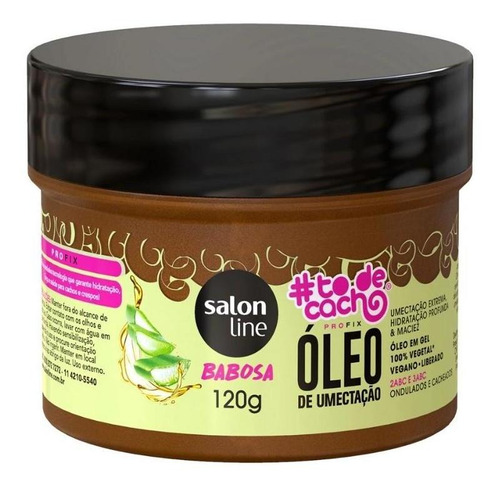 Óleo De Umectação To De Cacho Babosa Maciez Salon Line 120g