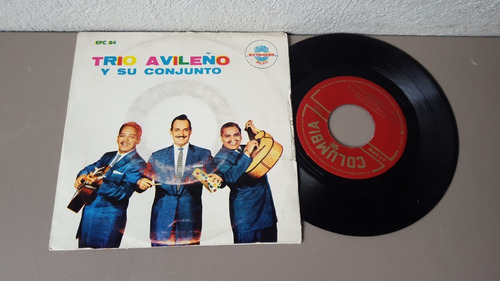 Disco Acetato 7  Trio Avileño Y Su Conjunto