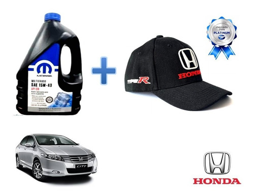 Garrafa Aceite Mopar + Gorra Honda City 2010 A 2013