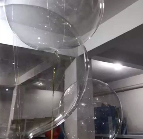 Globo De Burbuja Transparente Esféricos Pvc 36 Infla 90 Cm