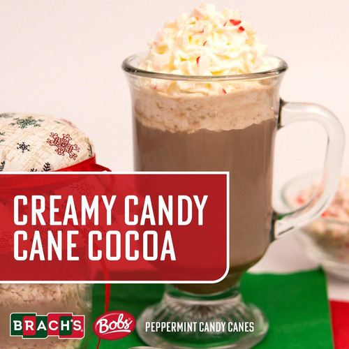 Brachs Bastones De Caramelo De Menta Roja Y Blanca, 12 Unida