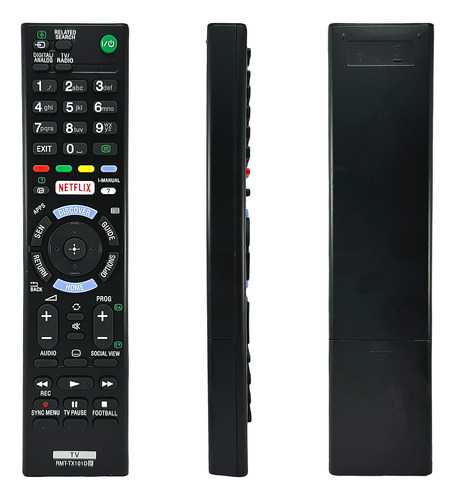 Control Compatible Sony Smart Tv Rmt-tx101d Netflix Mayoreo