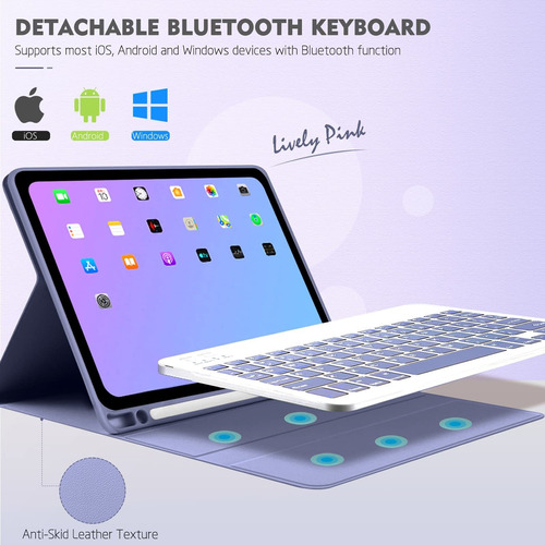 Abeifan Estuche Para iPad Pro ª Generacion Teclado