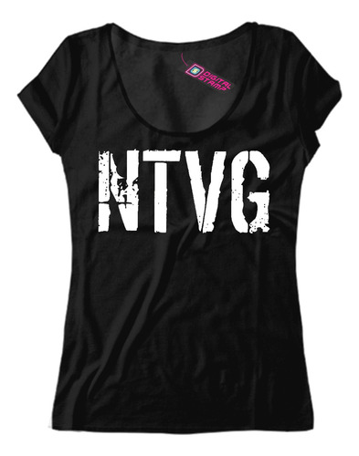 Remera Mujer No Te Va A Gustar Logo Ntvg Blanco Mb88 Dtg