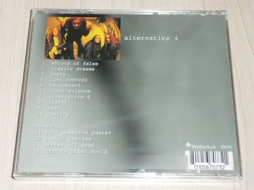 Cd Anathema - Alternative 4 (bonus de remasterización europea) sellado