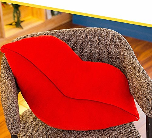 Almohadas Levinis Con Forma De Labios Rosa Intenso Para Niña